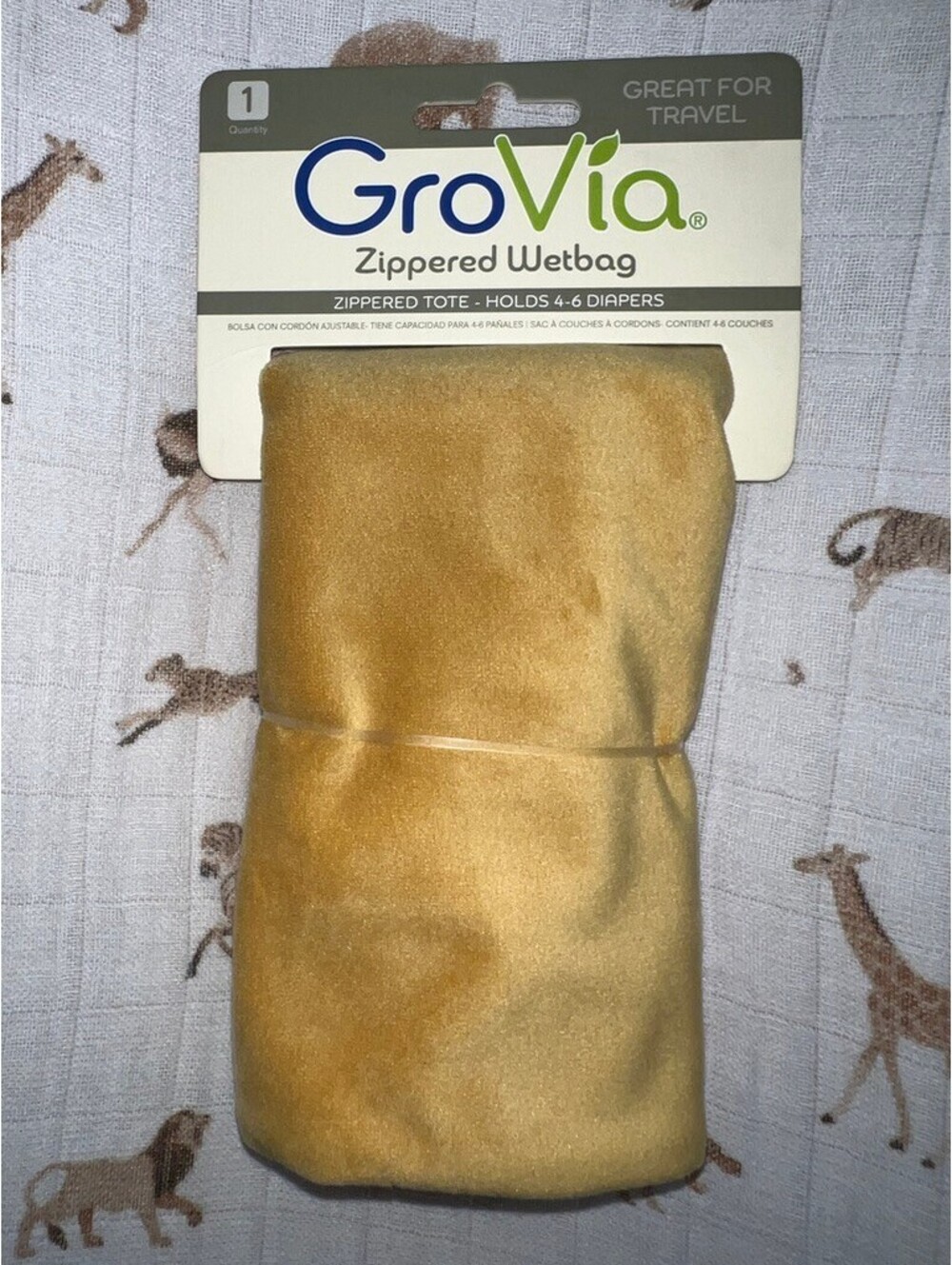 NIP Grovia Buttah Zippered Wetbag Yarrow